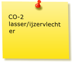 CO-2 lasser/ijzervlechter